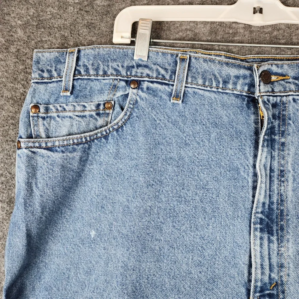 Levi Strauss Jeans Mens 46x32 Signature 540 Relaxed Fit Brown Tab EUC Vintage